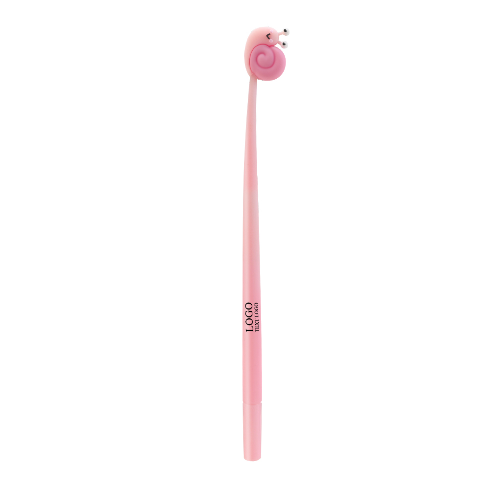Stylos personnalisés personnalisés avec nom rose avec logo