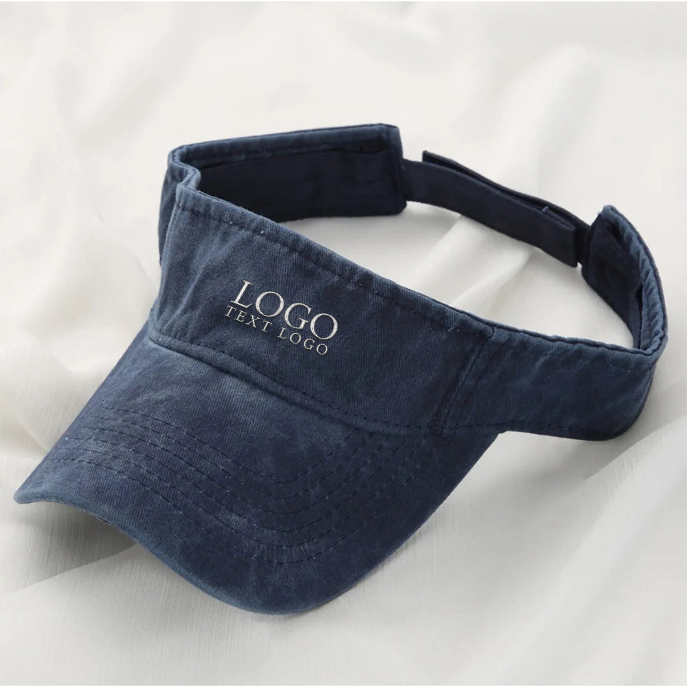 Personalized Washable Topless Visor Hat