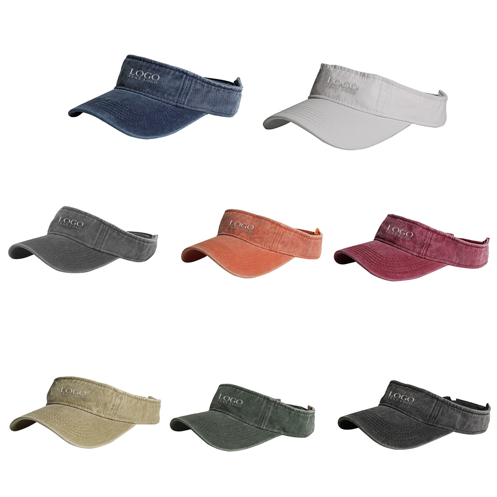 Washable Topless Visor Hat Combination Chart