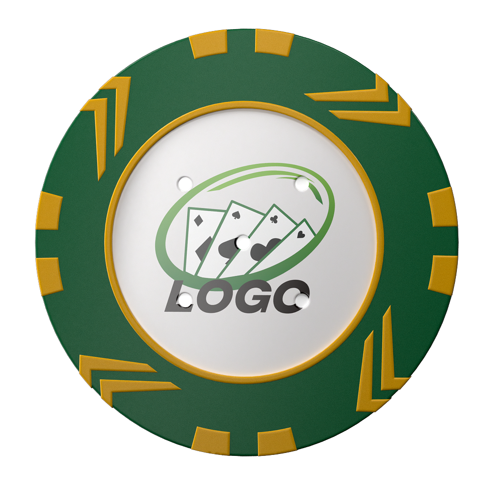 Custom Arrow Design Poker Chips