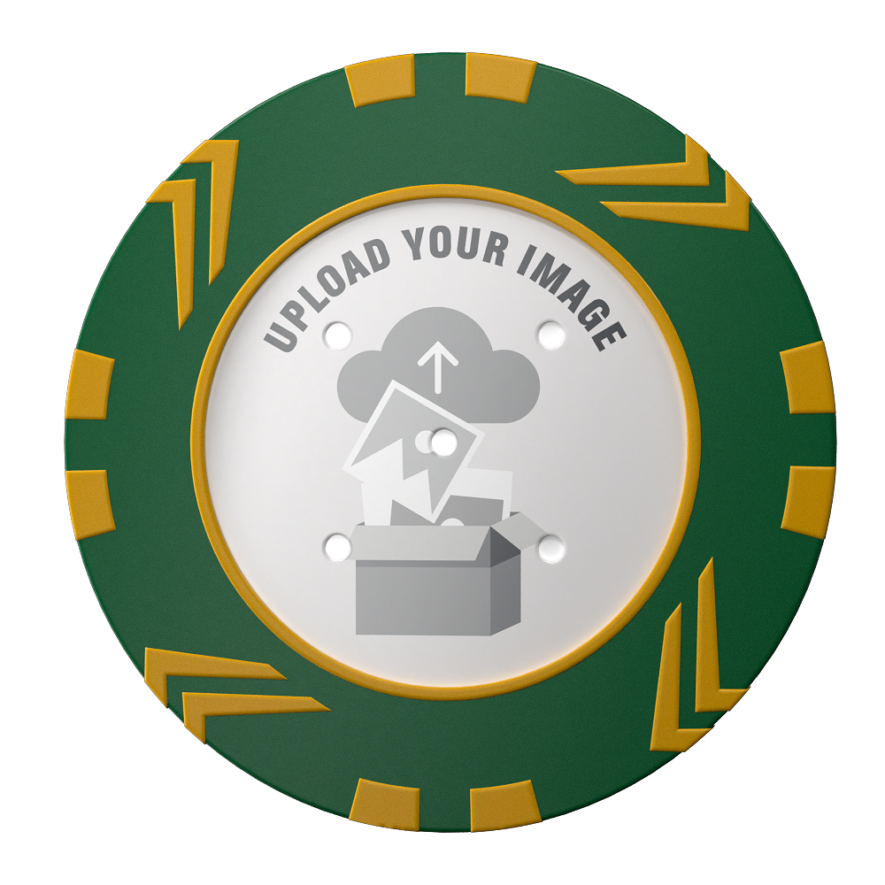 Custom Arrow Design Poker Chips