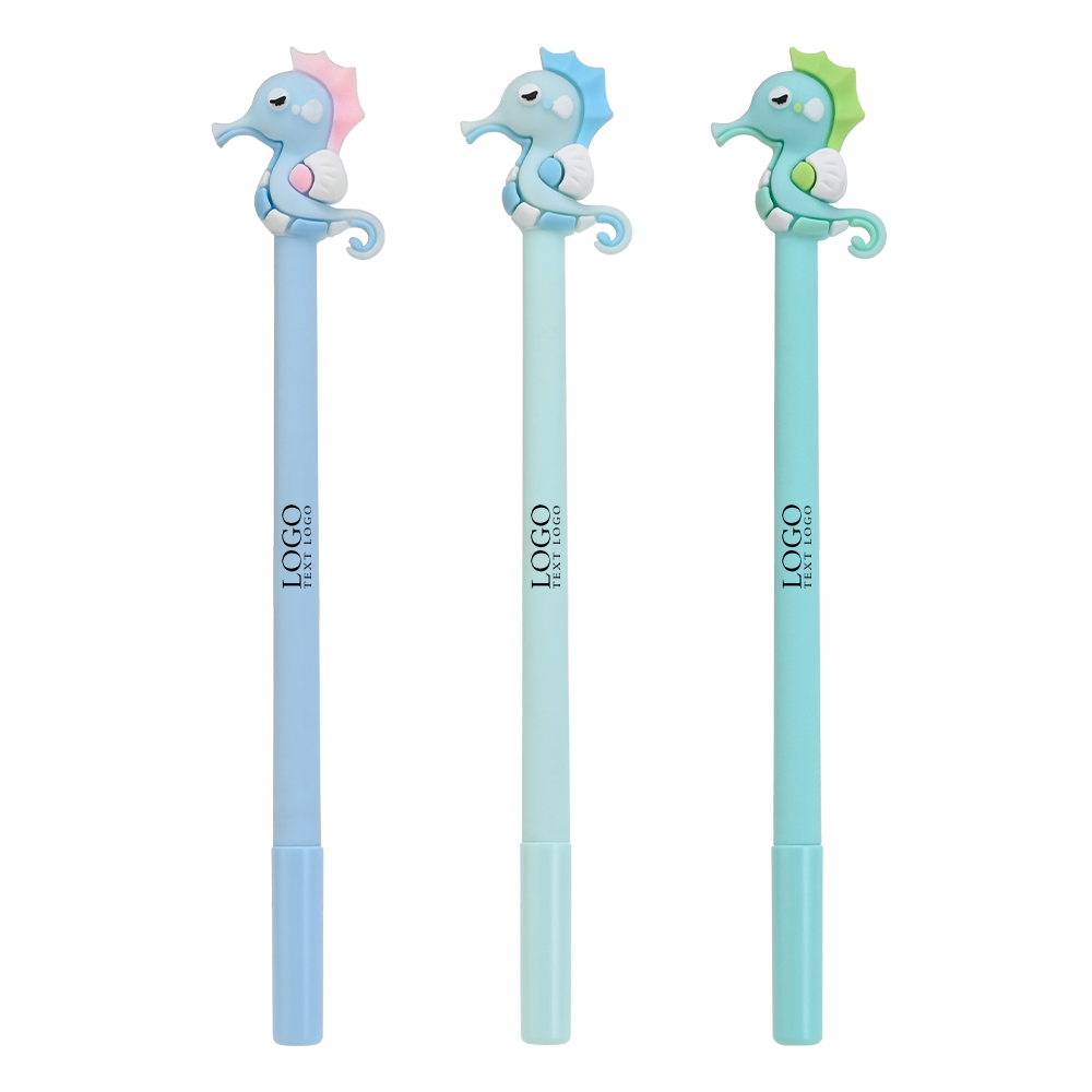 Custom Seahorse Gel Pen with Name combination chart