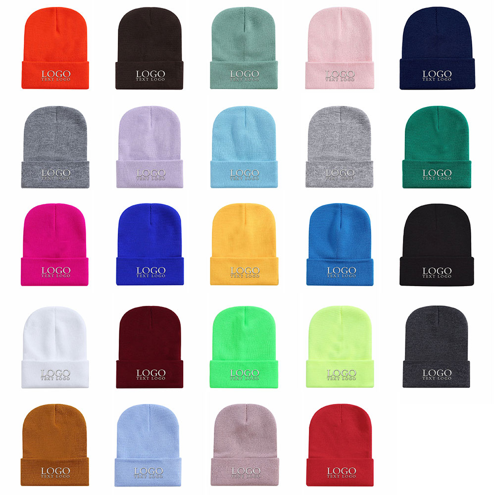 Embroidered Knit Beanie Combination Chart