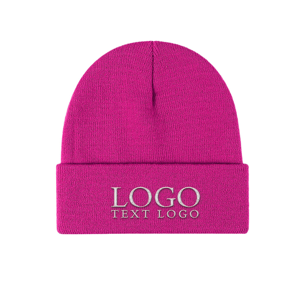 Light Knit Beanie Rose