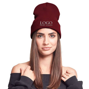 Embroidered Knit Beanie