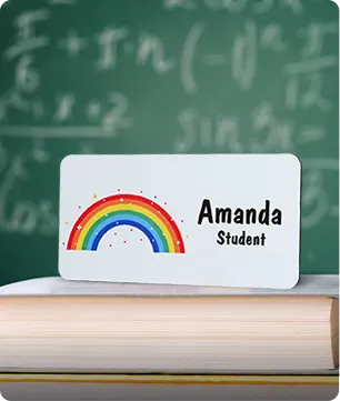 Custom badge tailored to your design preferences