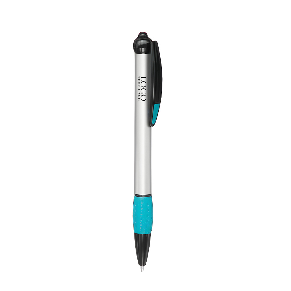 Advertising Plastic Pen Teal With Logo