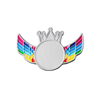 Custom Crown Wing Name Badges