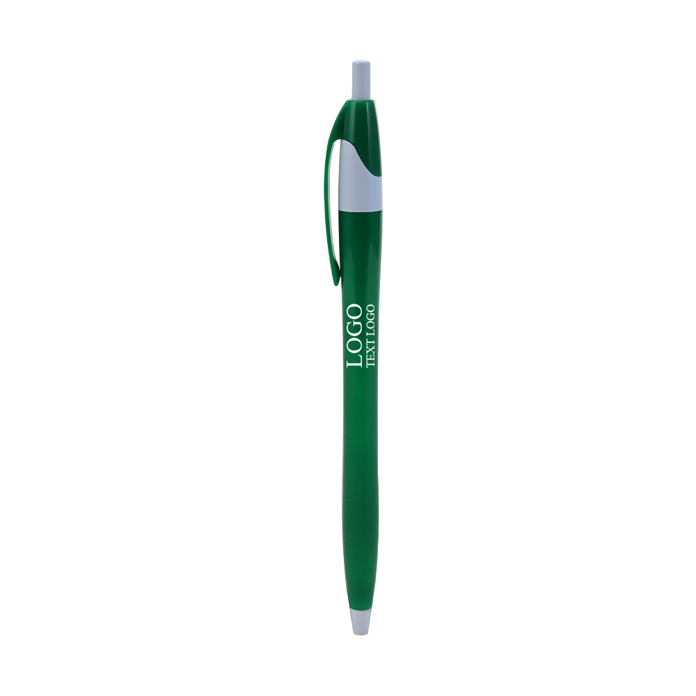 Personalized Slimster Click Retractable Pen Dark Green