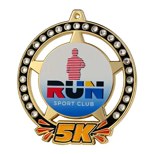 5K Medal with Rhinestones 5K Medal with Rhinestones