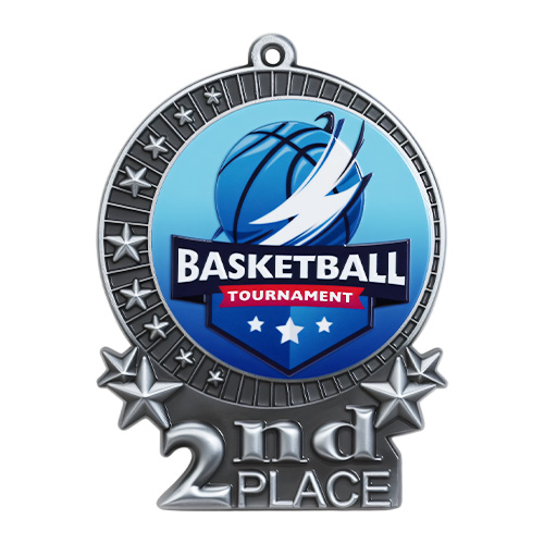 Basketball Tournament 2nd Place Medal