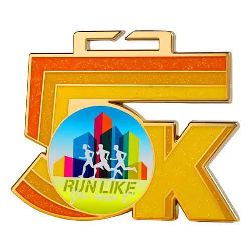 Custom 5K Race Medals