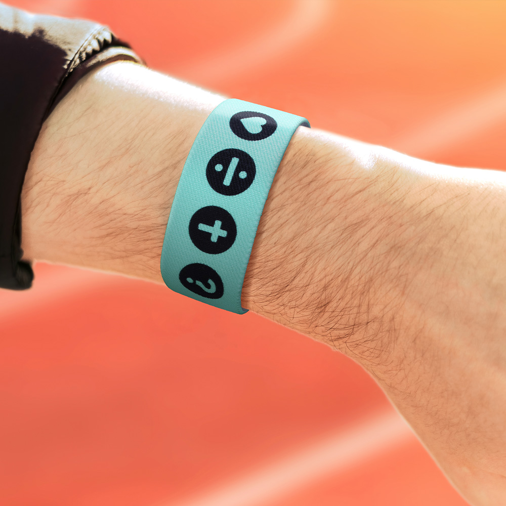 Sublimation Printing Elastic Souvenirs Wristband-6