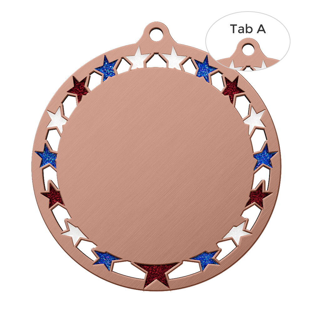 5K Medal Design-Stars and Beach Theme-TA