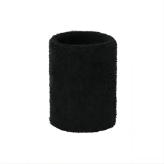 Terry Sweatband Wristbands With Embroidered Logo