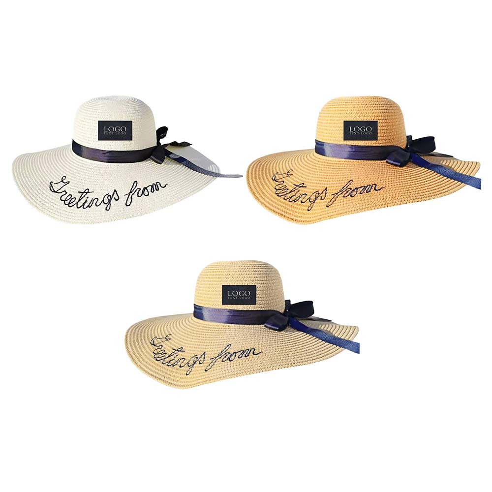 Embroidered Straw Hat Combination Chart