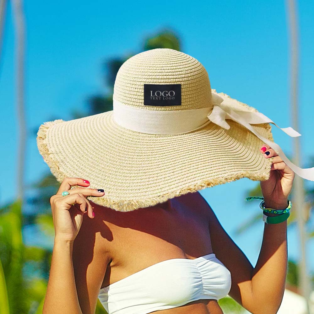 Personalized Raffia Straw Hat