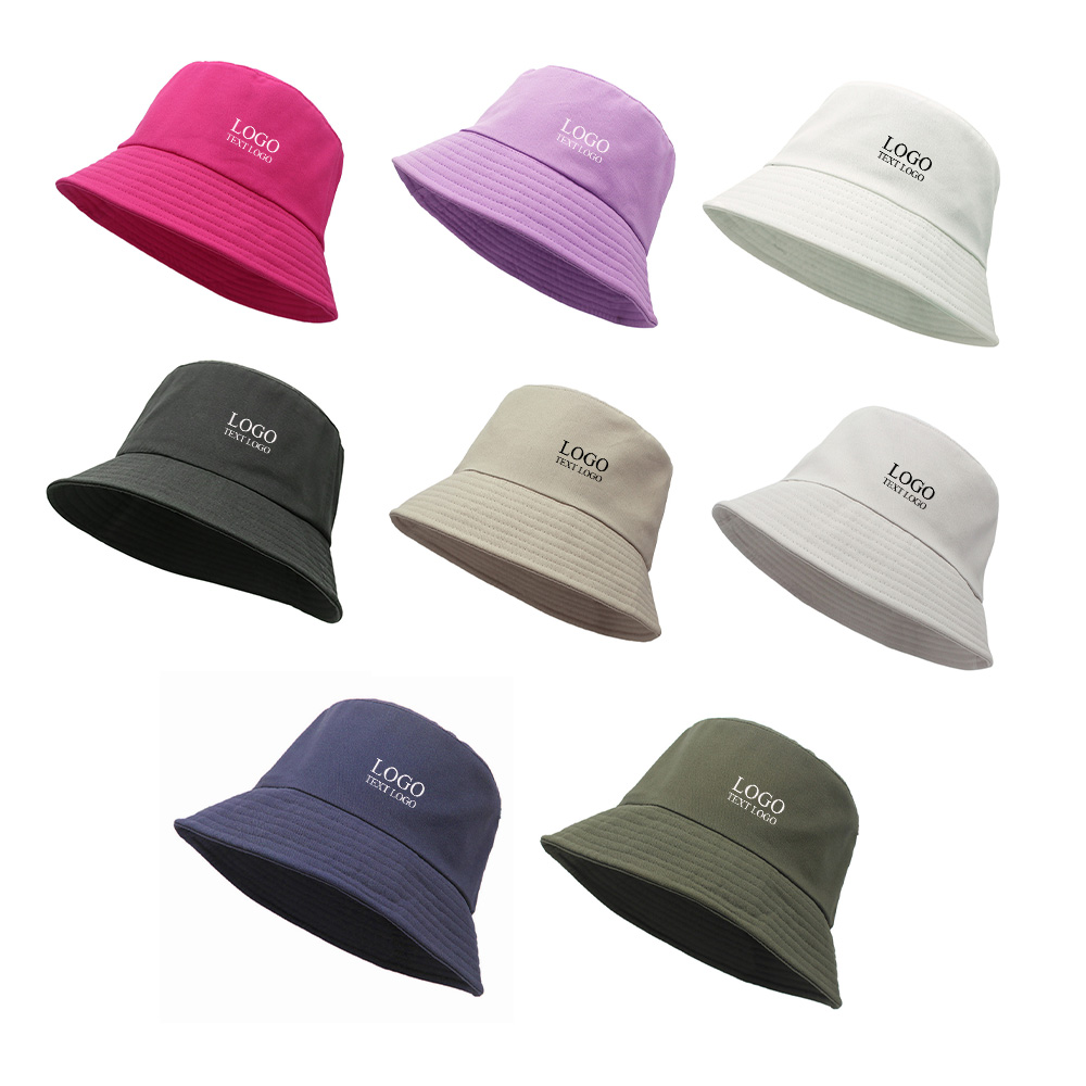 Casual cotton sun protection customizable logo bucket hat Combination Chart