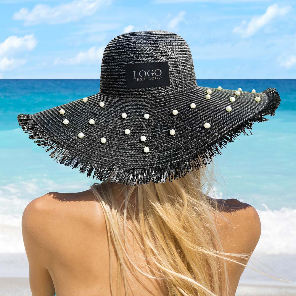 Personalized Pearl Straw Hat