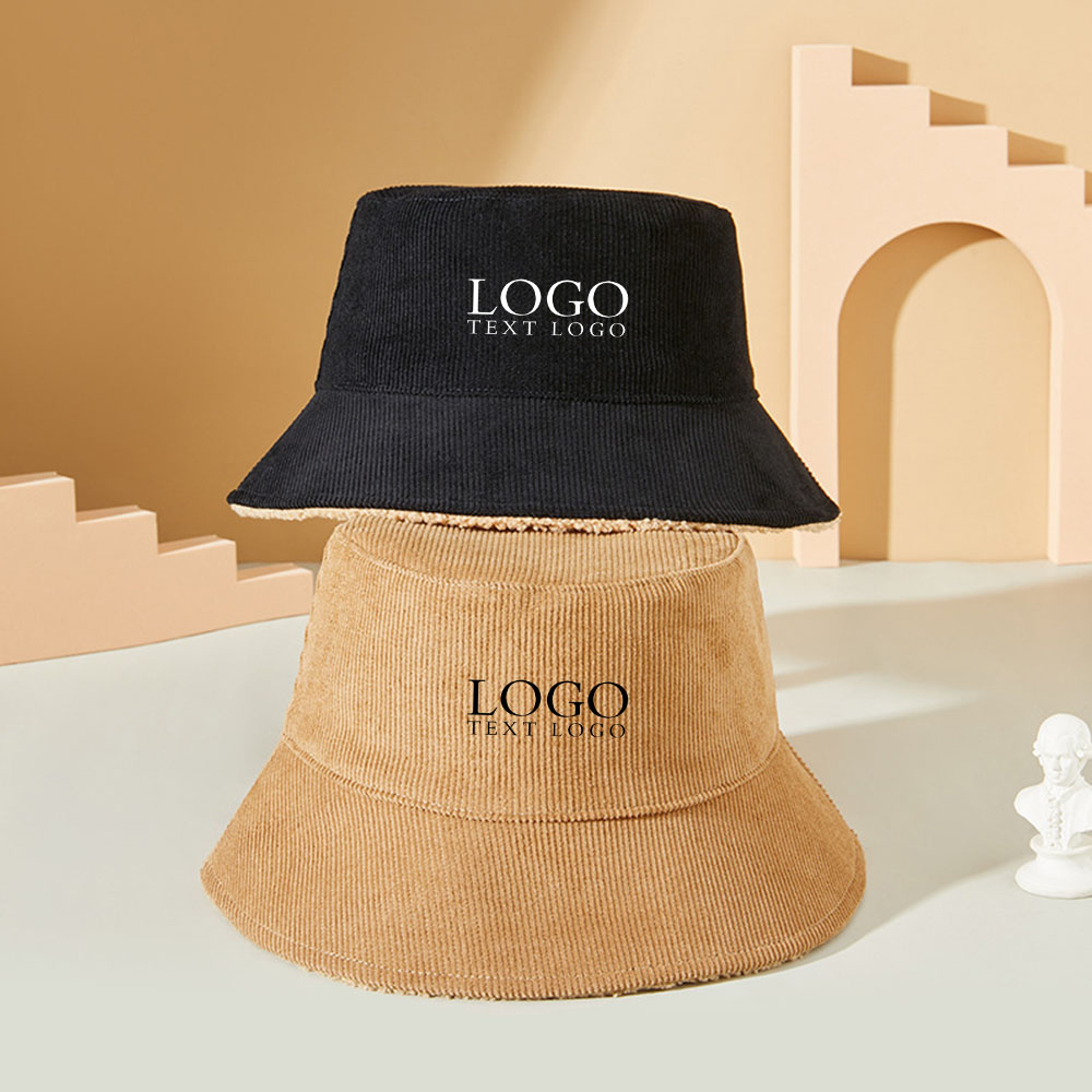 Personalized Lamb Wool Reversible Bucket Hat