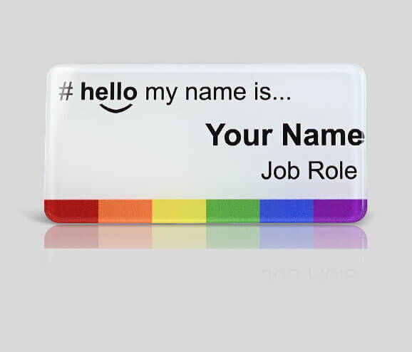 Custom Plastic Name Tag