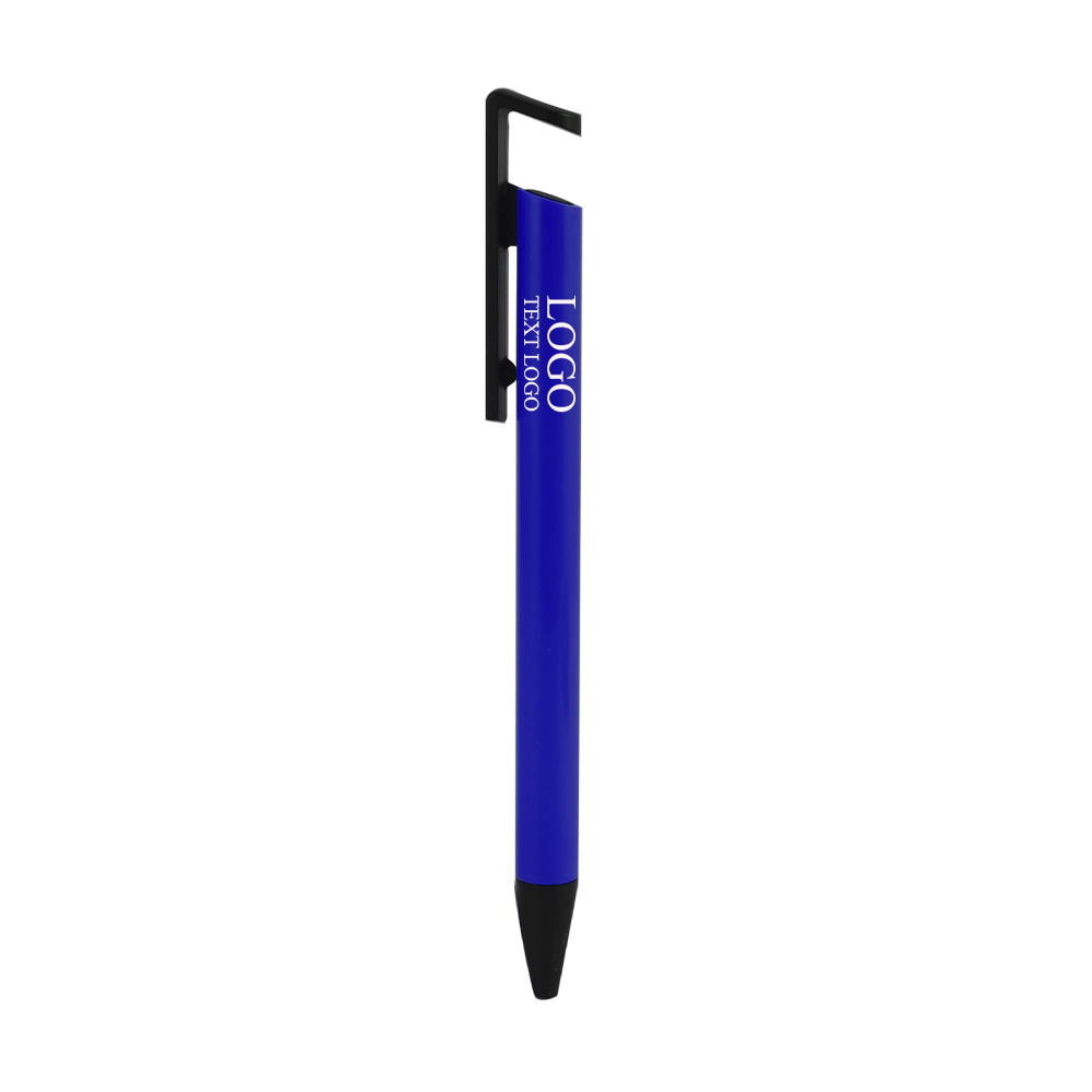 Custom Professional Click Ballpoint Pens Dark Blue with Logo