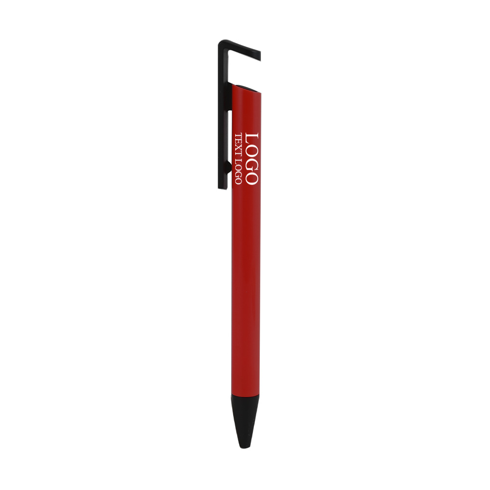Custom Professional Click Ballpoint Pens Red with Logo