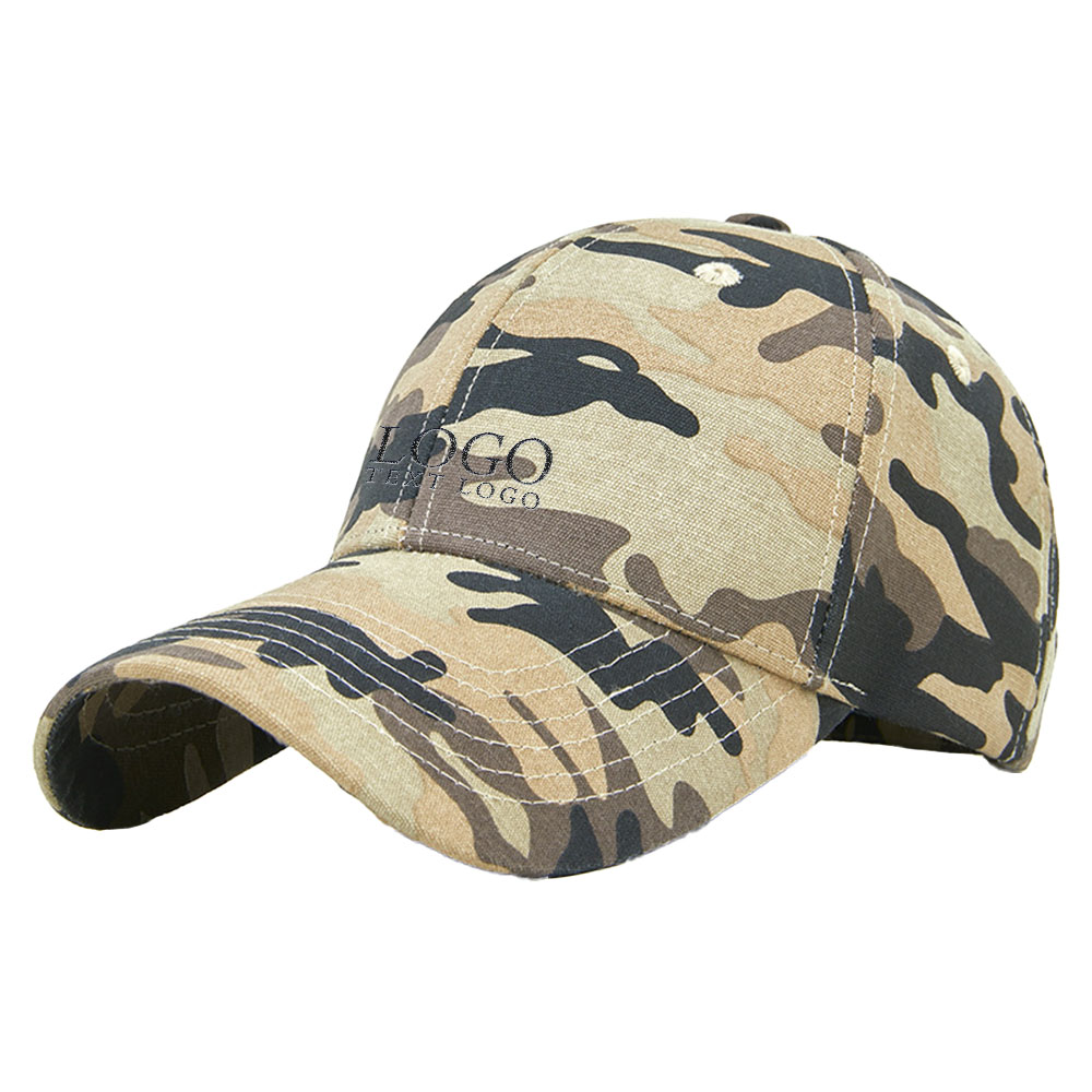Off-road Jungle Camouflage Baseball Hat Desert Camo with logo