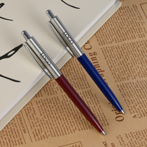Premium Silver Metallic Glossy Click Pen- Save 30%