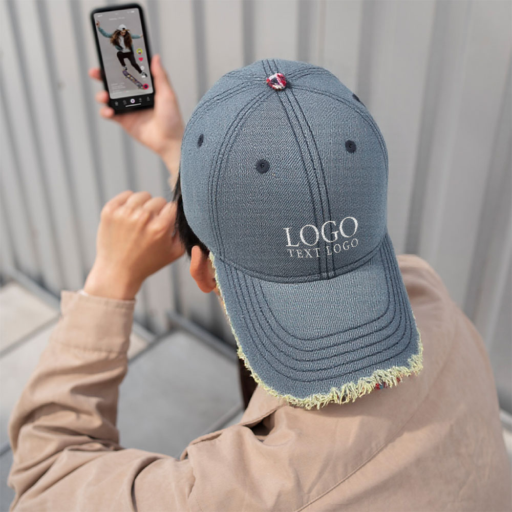 Personalized Vintage Denim Washed Baseball Hat