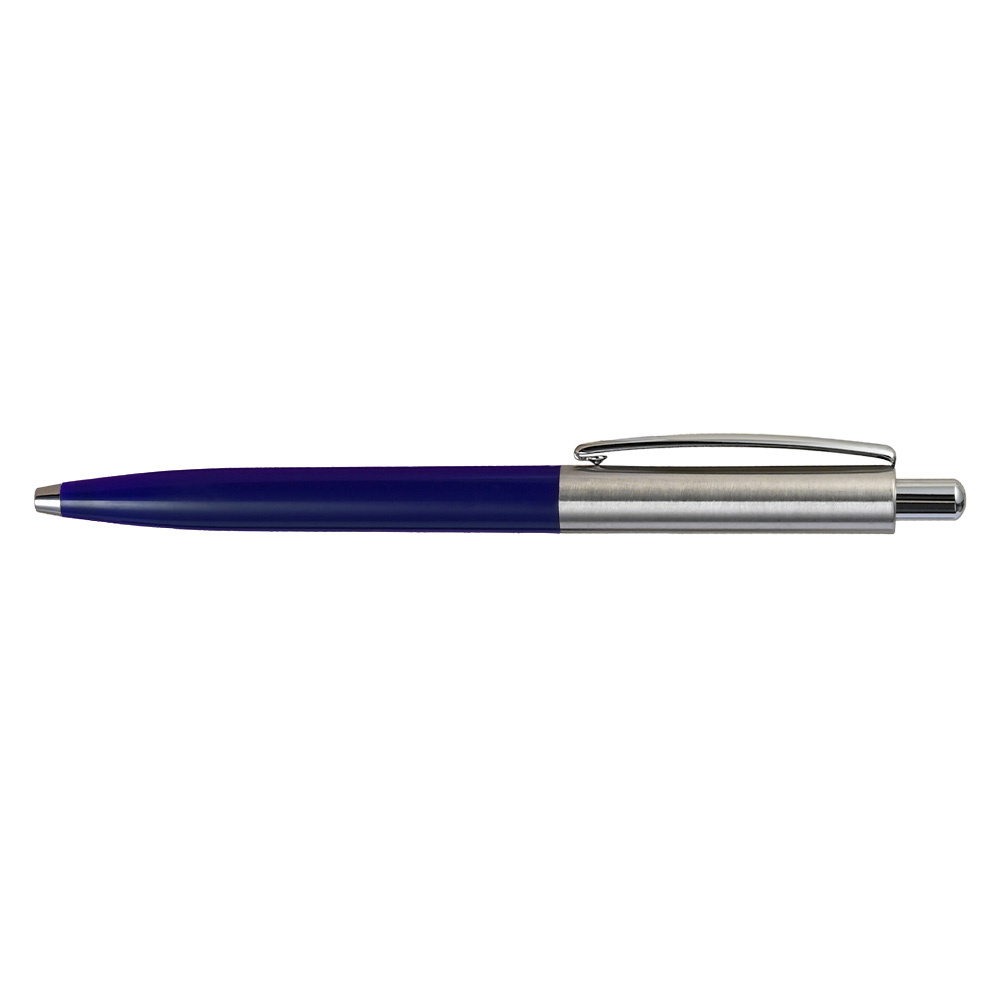 Premium Silver Metallic Glossy Click Pen- Save 30% blue