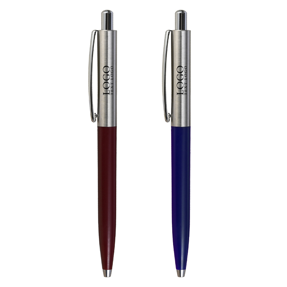 Premium Silver Metallic Glossy Click Pen- Save 30% combination chart