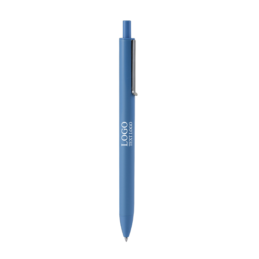 Special Offer Custom Colorful Plastic Click Pen blue with logo