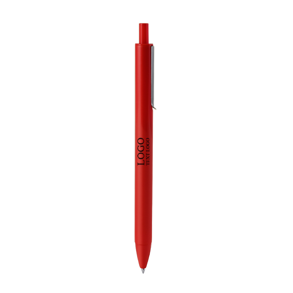 Special Offer Custom Colorful Plastic Click Pen red with logo