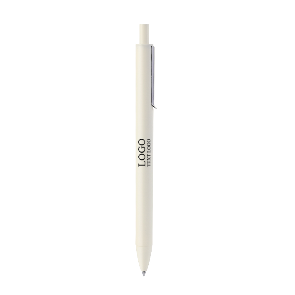 Special Offer Custom Colorful Plastic Click Pen white with logo