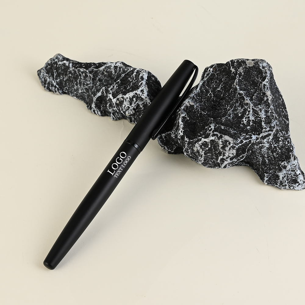 personalized Custom Simple Business Style Metal Rollerball Pen