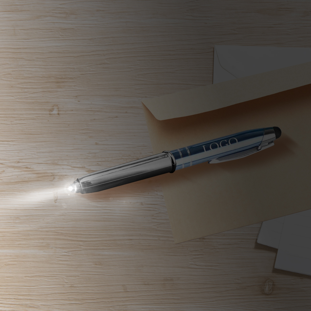 Personalized Pens with LED & Stylus 