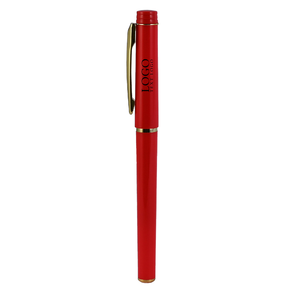 Custom Business Gel Pen with Name Red