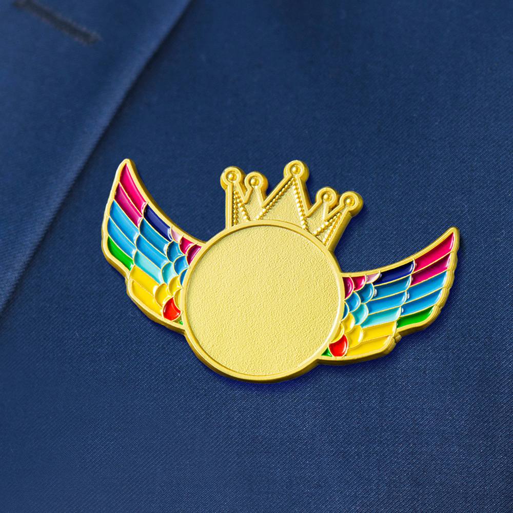 Custom Crown Wing Name Badges-11
