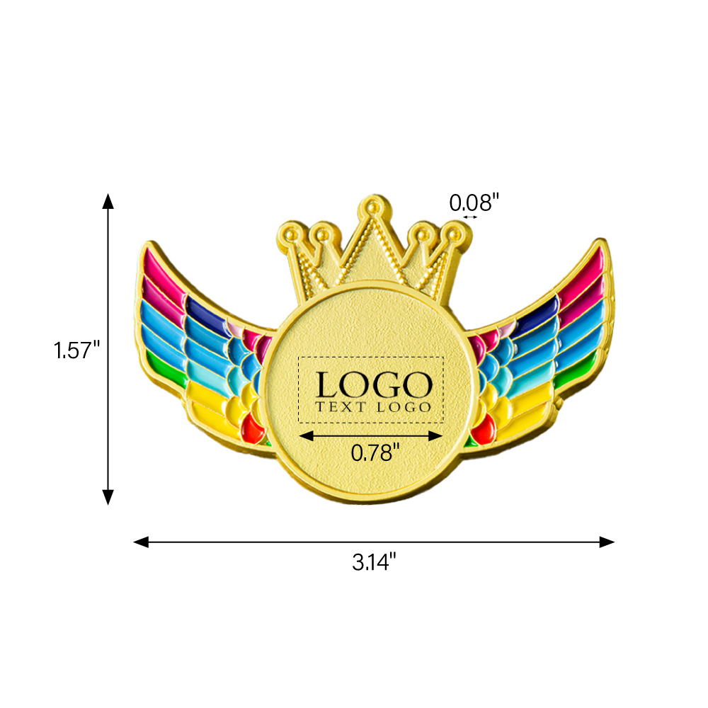 Custom Crown Wing Name Badges-22