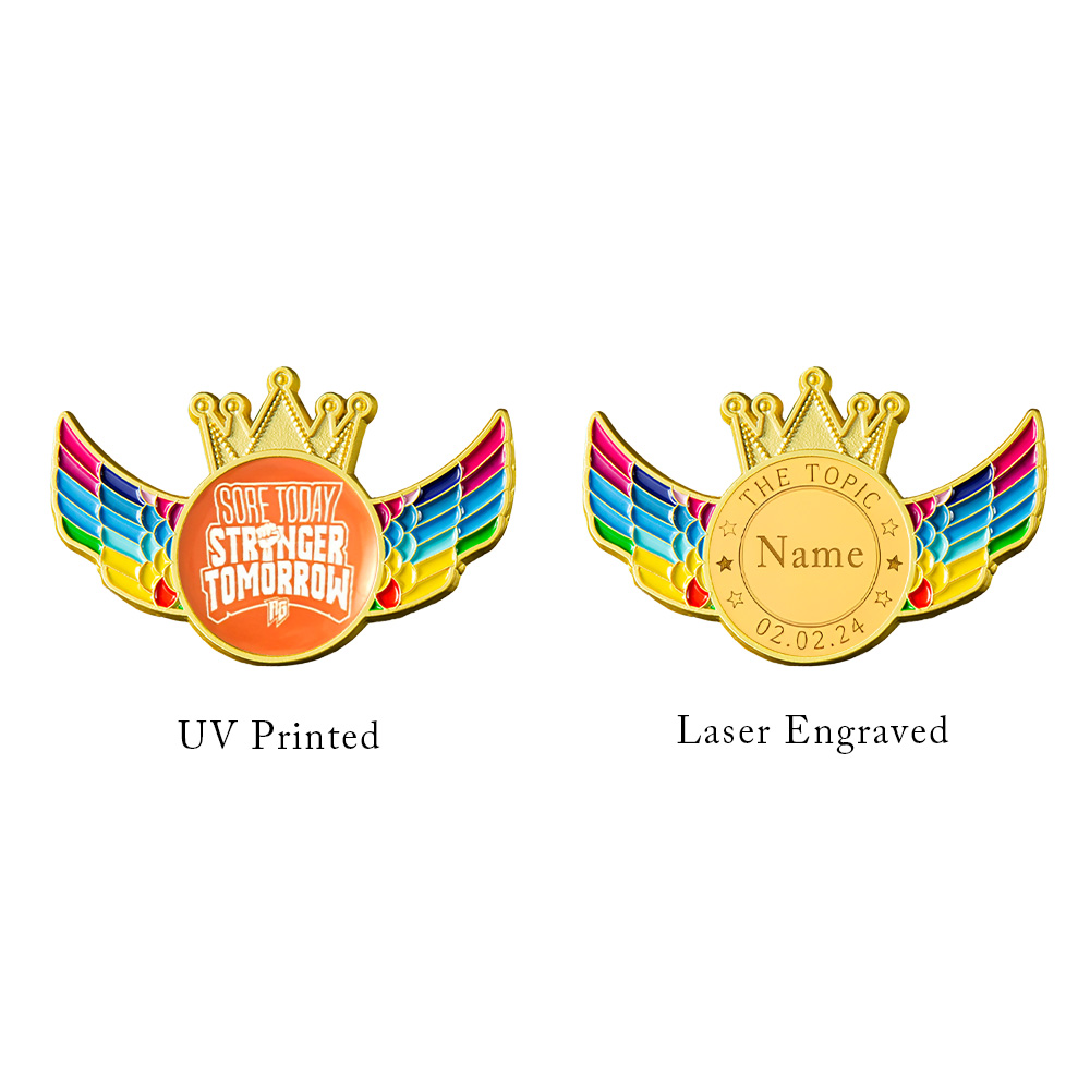 Custom Crown Wing Name Badges-33