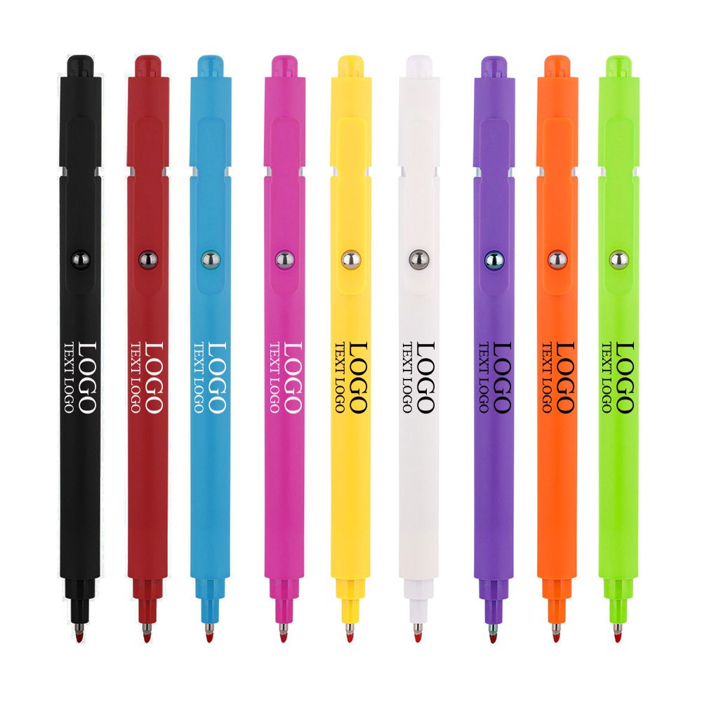 Custom Macaron Color Gel Pens with Black Ink Combination Chart
