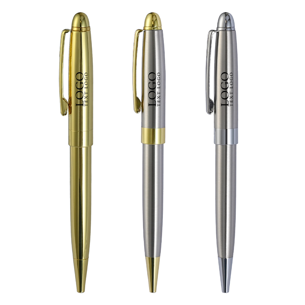 Custom Metallic Ballpoint Pens for Professionals Combination Chart