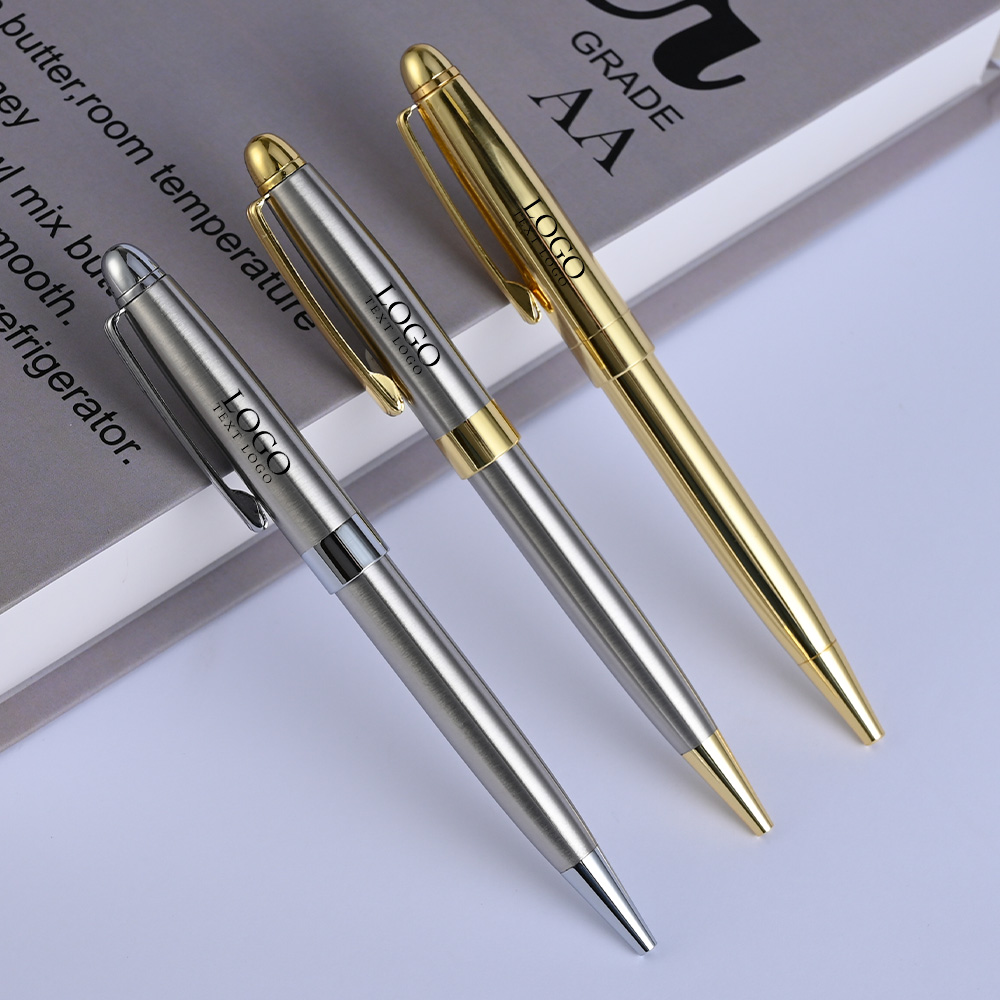 Personalized Custom Metallic Ballpoint Pens for Professionals
