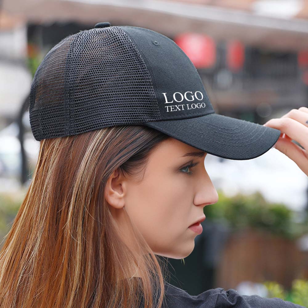 Personalized Summer Sun Protection Cotton Trucker Hat 