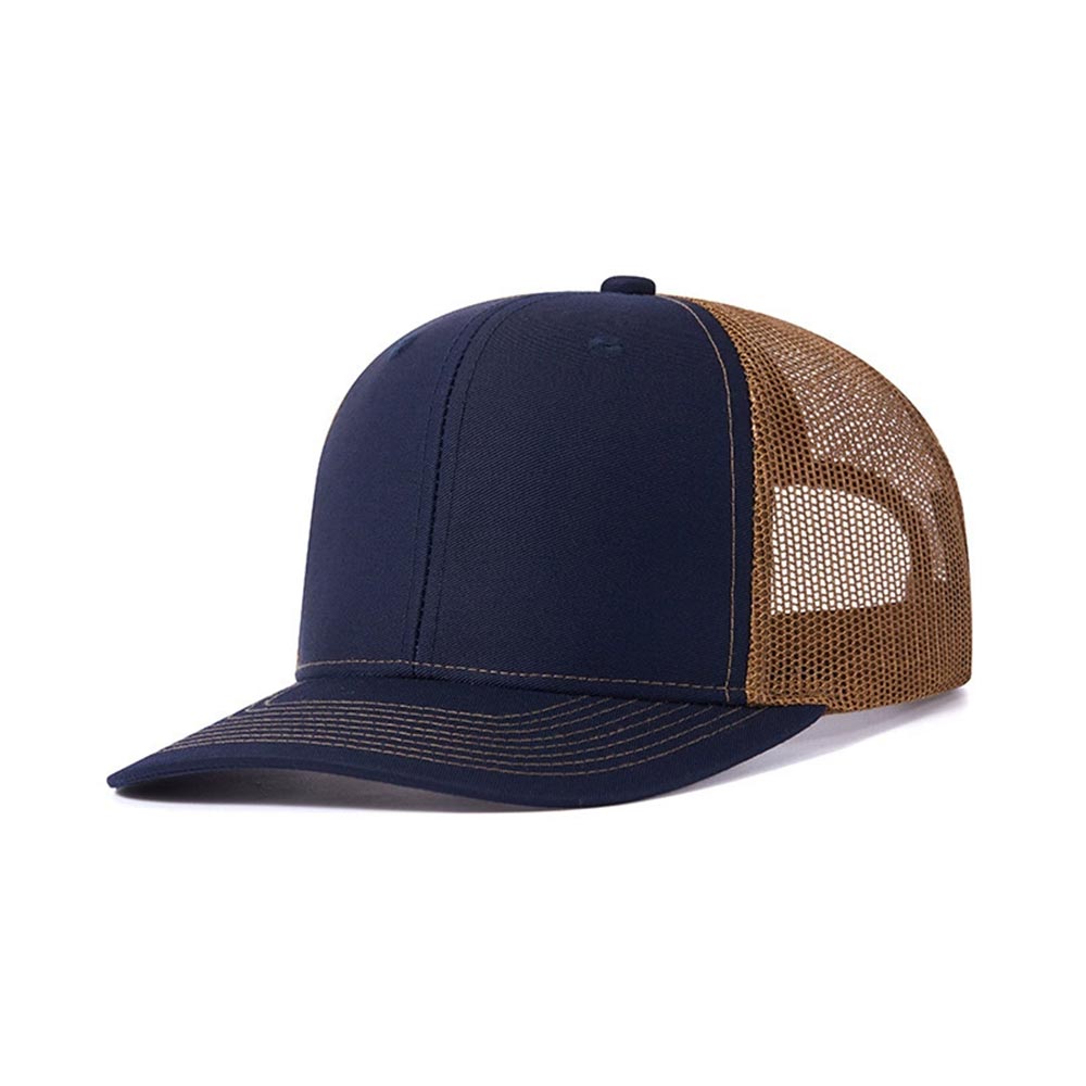 Navy + Brown
