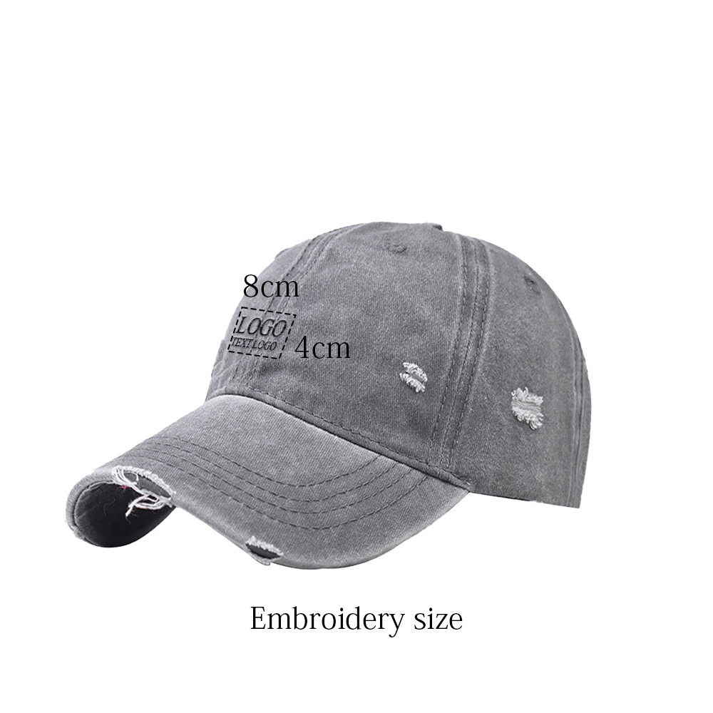 Ripped Distressed Custom Hat