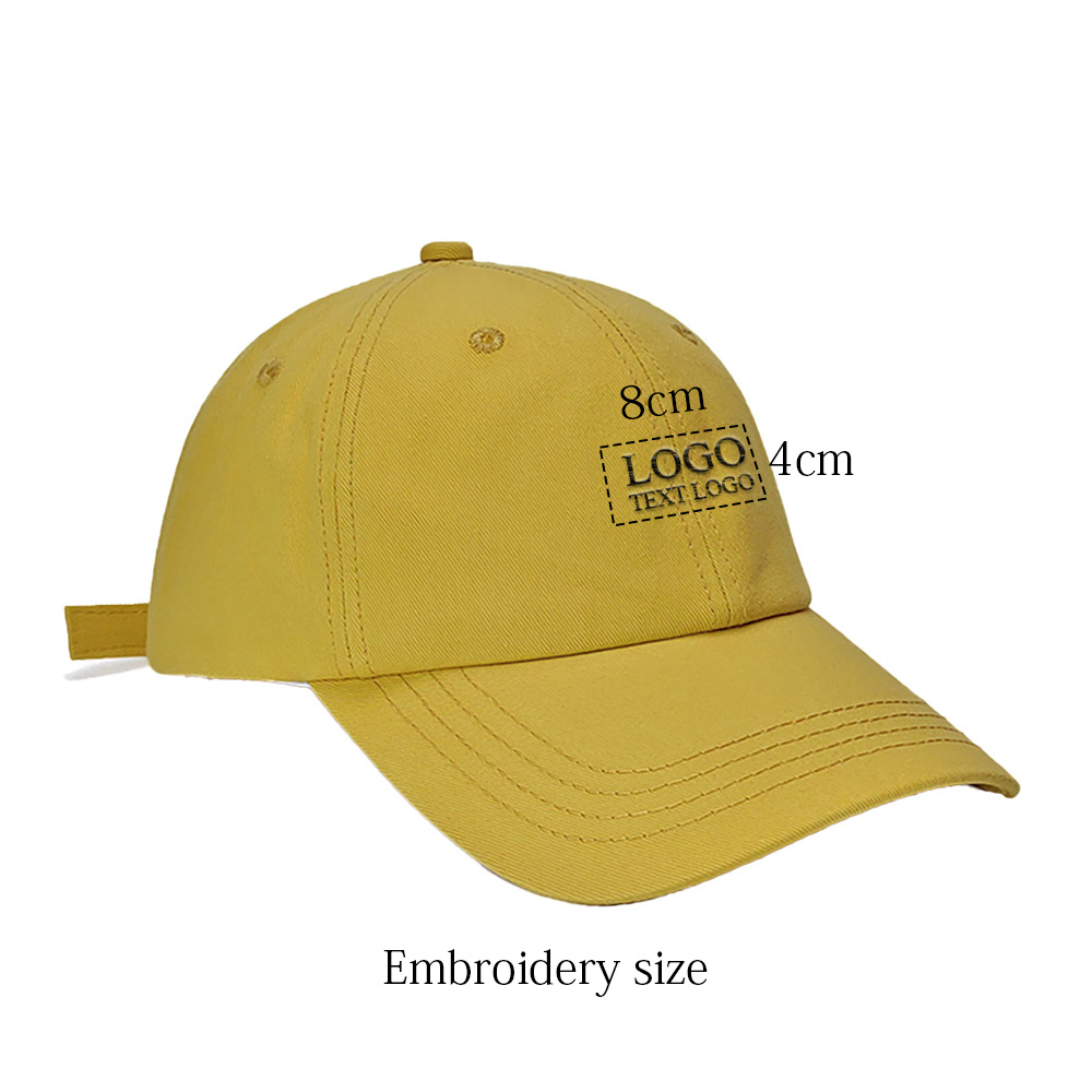 Simple Versatile Embroidery Custom Dad Hat