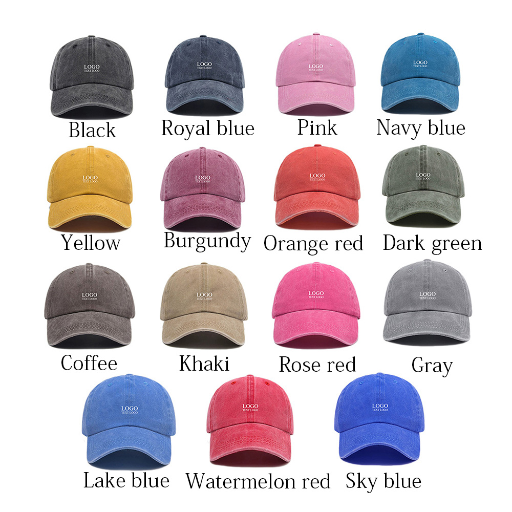 Vintage Washed Custom Dad Hat