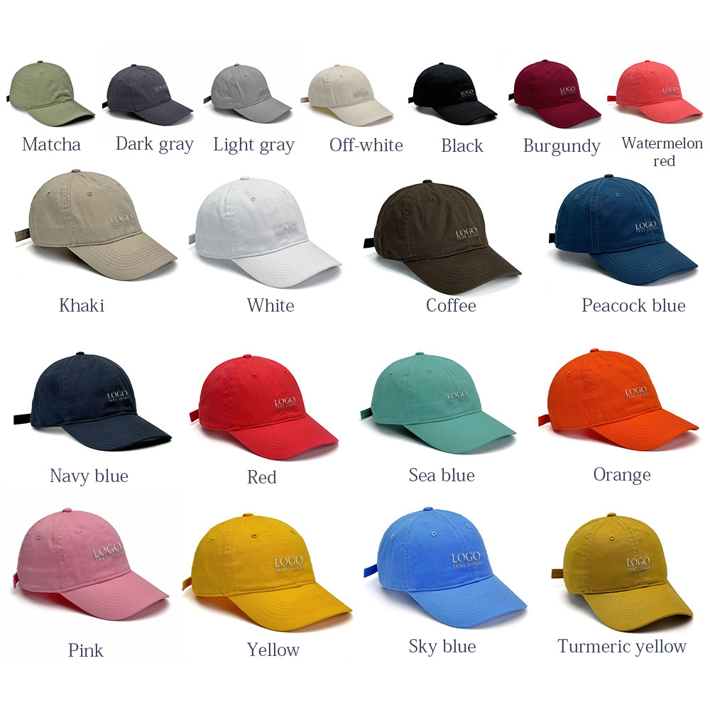 Organic Cotton Embroidery Custom Dad Hat 